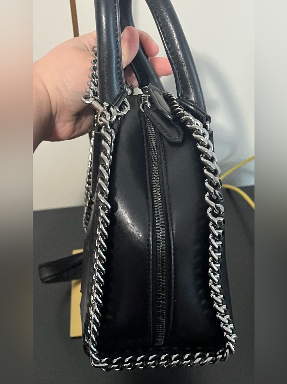 Stella McCartney Falabella Box Bag with White Stars - Picture 6 of 15